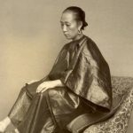 Beautiful Chinese woman with bonding feet