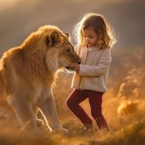 Children raised Up By Animals