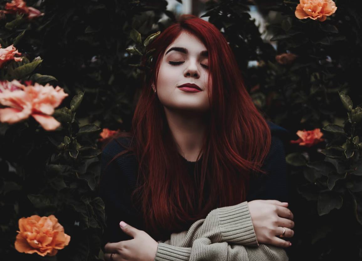 Stunning redhead girl