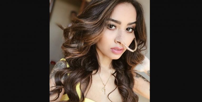 Brazilian model Nara Almeida