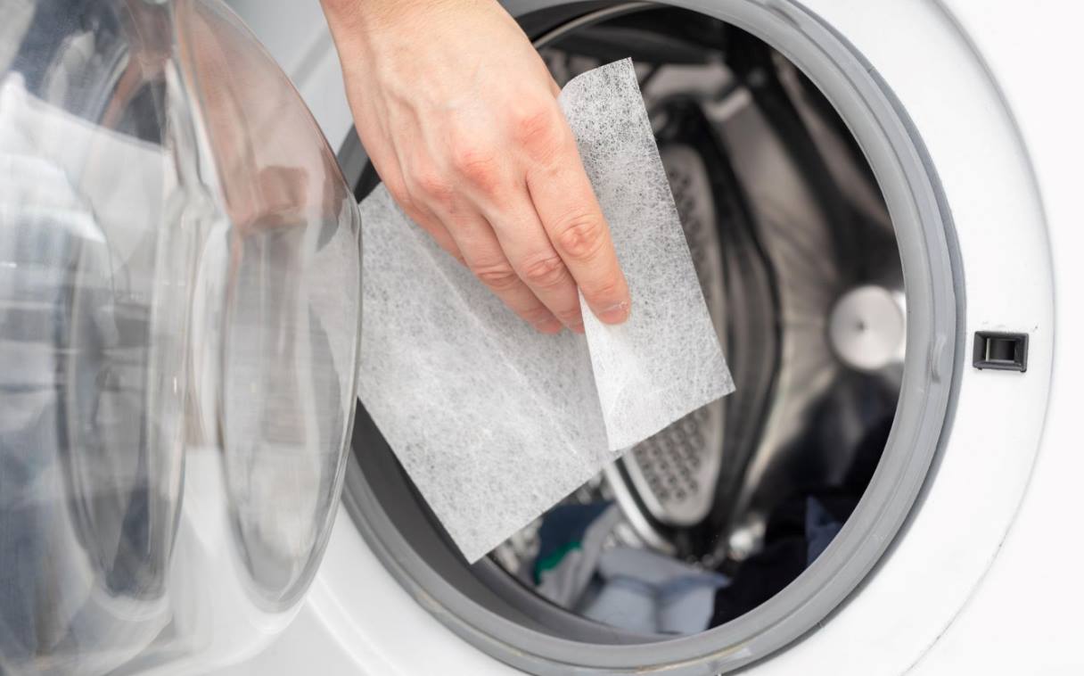 aromatic sheets in a washing machine