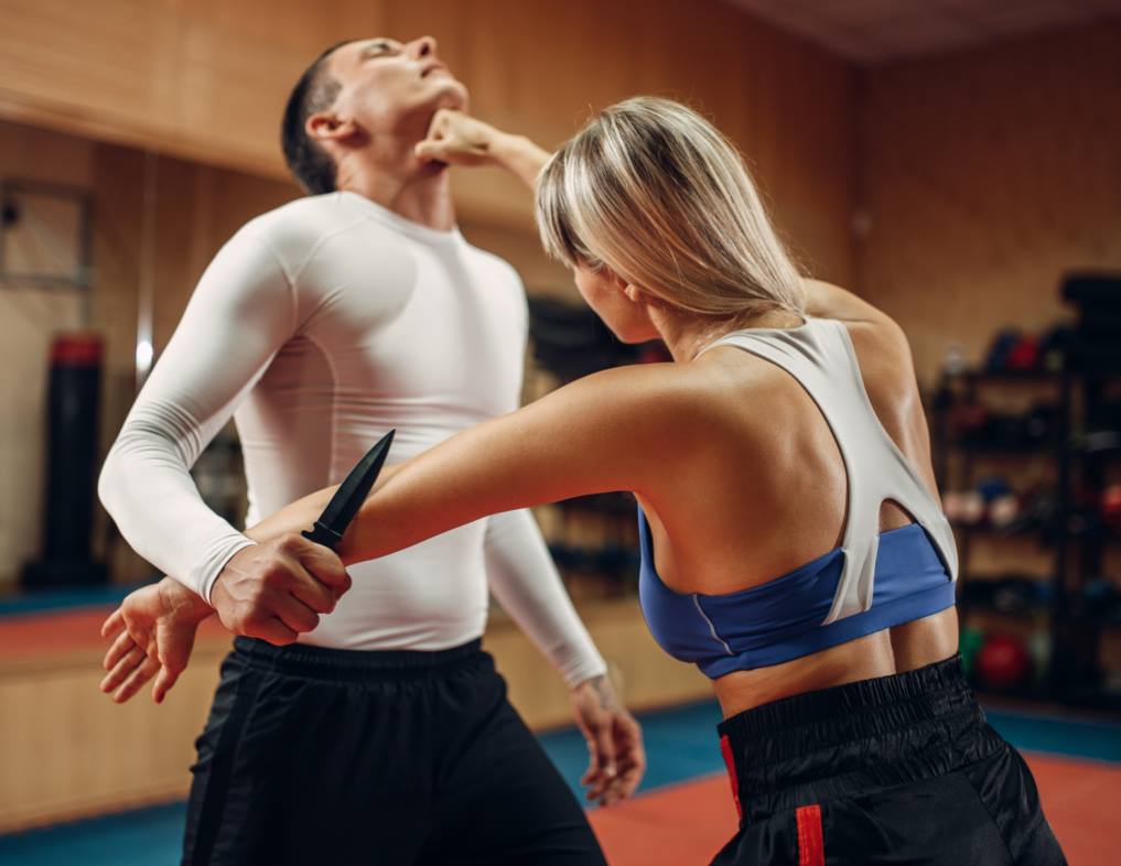 self-defense woman