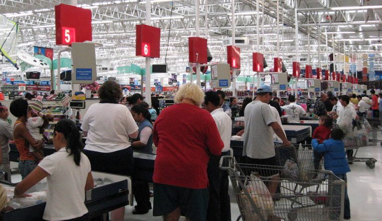 Customers At Walmart