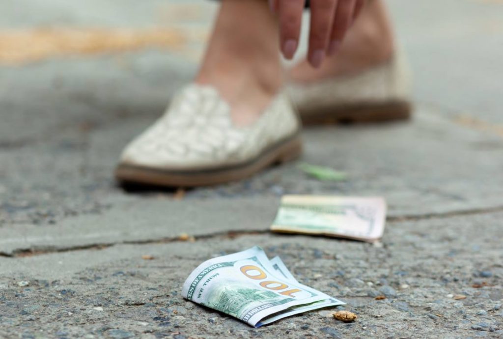 Finding Money On The Ground