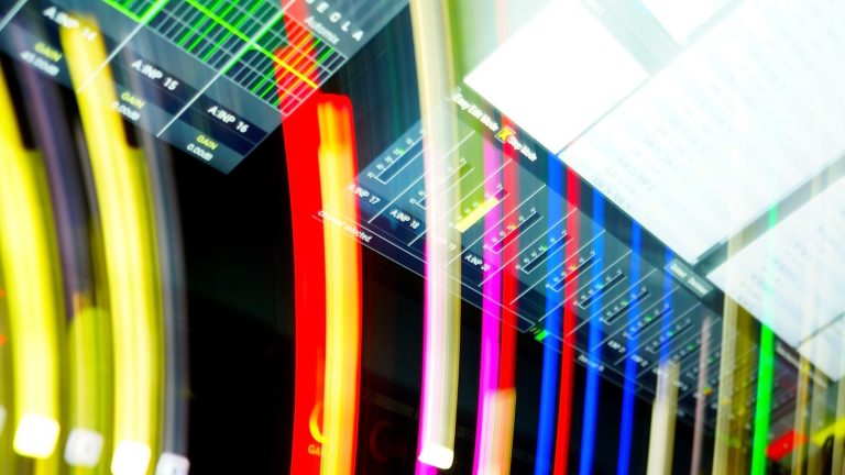 black and orange digital device