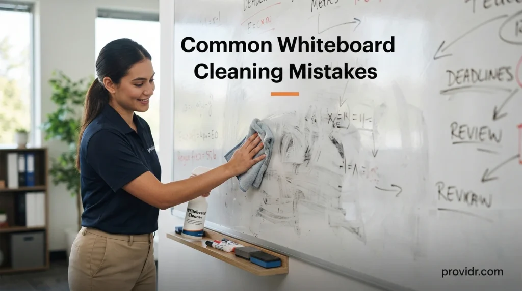 Common Whiteboard Cleaning Mistakes