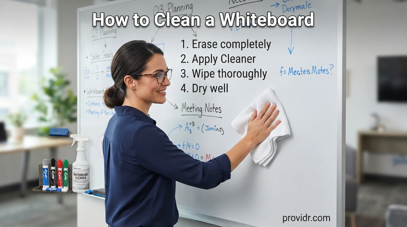 How to Clean a Whiteboard: The Complete Guide