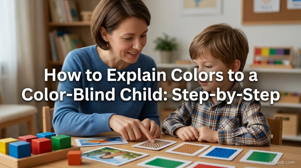 How to Explain Colors to a Color-Blind Child: Step-by-Step