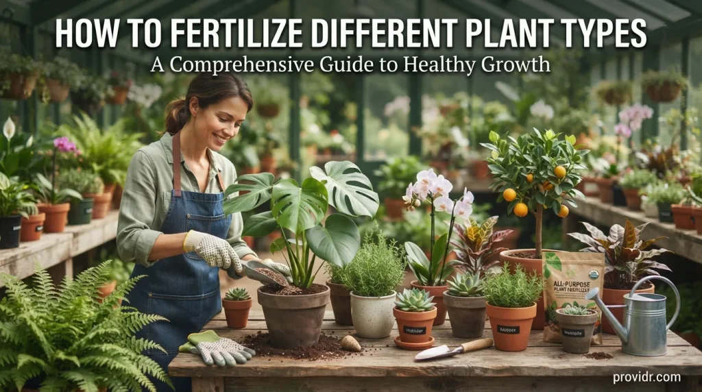 How to Fertilize Different Plant Types