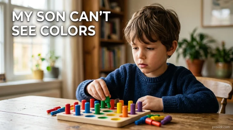 My Son Can't See Colors