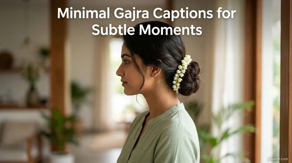 Minimal Gajra Captions for Subtle Moments